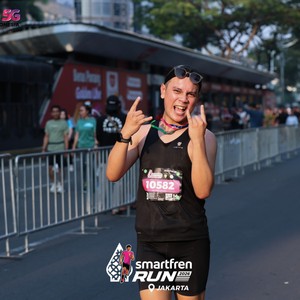 Race photo from SMARTFREN RUN 2026