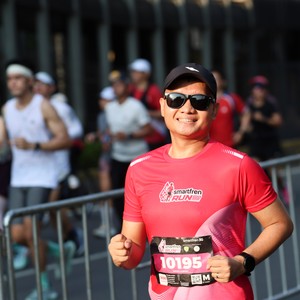 Race photo from SMARTFREN RUN 2026