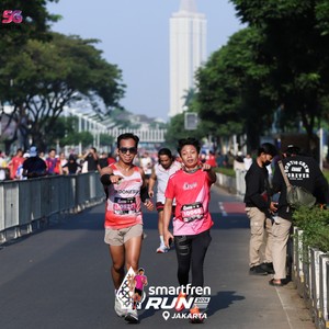 Race photo from SMARTFREN RUN 2026