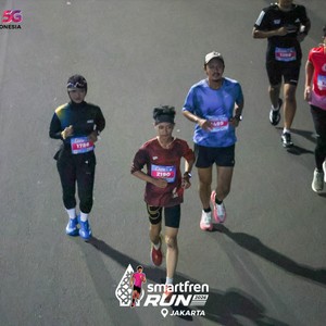 Race photo from SMARTFREN RUN 2026