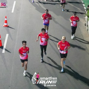 Race photo from SMARTFREN RUN 2026