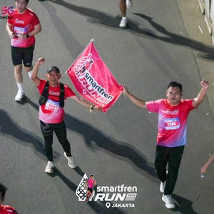Race photo from SMARTFREN RUN 2026