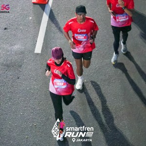 Race photo from SMARTFREN RUN 2026