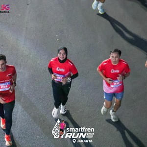 Race photo from SMARTFREN RUN 2026