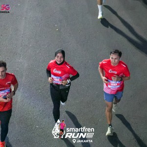 Race photo from SMARTFREN RUN 2026