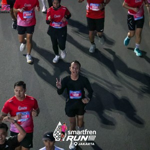 Race photo from SMARTFREN RUN 2026