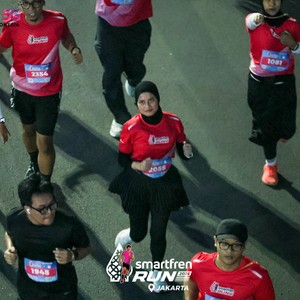 Race photo from SMARTFREN RUN 2026