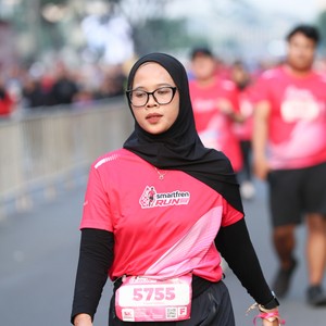 Race photo from SMARTFREN RUN 2026