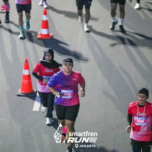 Race photo from SMARTFREN RUN 2026