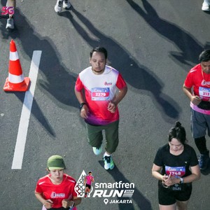 Race photo from SMARTFREN RUN 2026