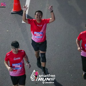 Race photo from SMARTFREN RUN 2026
