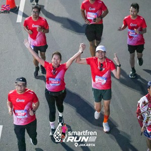 Race photo from SMARTFREN RUN 2026
