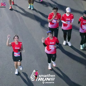 Race photo from SMARTFREN RUN 2026