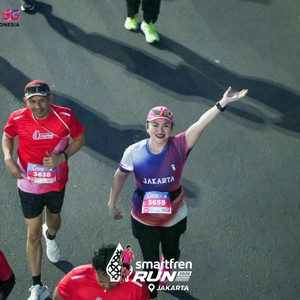 Race photo from SMARTFREN RUN 2026