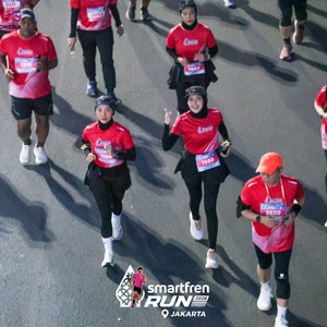 Race photo from SMARTFREN RUN 2026