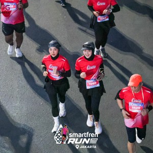 Race photo from SMARTFREN RUN 2026