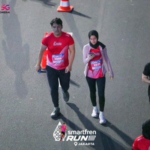 Race photo from SMARTFREN RUN 2026
