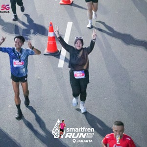 Race photo from SMARTFREN RUN 2026