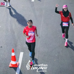 Race photo from SMARTFREN RUN 2026