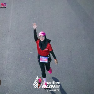Race photo from SMARTFREN RUN 2026