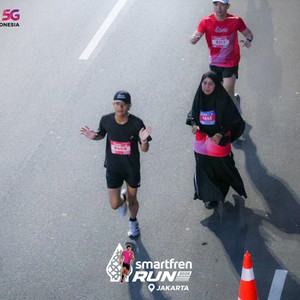 Race photo from SMARTFREN RUN 2026