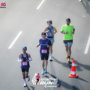 Race photo from SMARTFREN RUN 2026