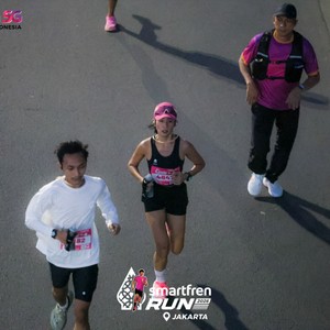 Race photo from SMARTFREN RUN 2026