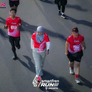 Race photo from SMARTFREN RUN 2026