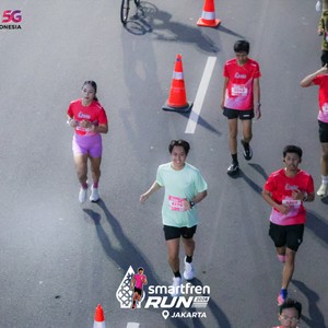 Race photo from SMARTFREN RUN 2026
