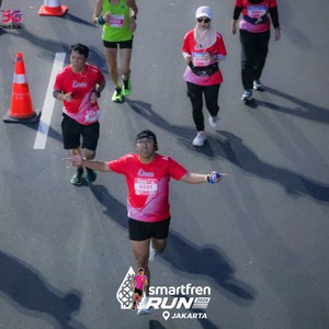 Race photo from SMARTFREN RUN 2026