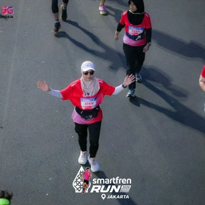 Race photo from SMARTFREN RUN 2026