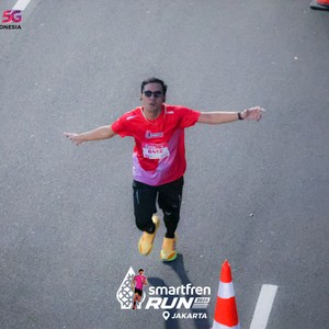 Race photo from SMARTFREN RUN 2026