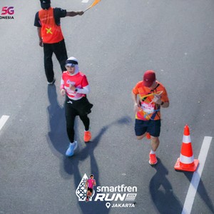 Race photo from SMARTFREN RUN 2026