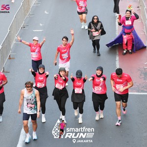 Race photo from SMARTFREN RUN 2026
