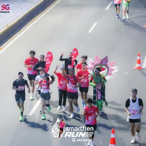 Race photo from SMARTFREN RUN 2026