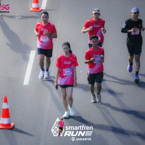 Race photo from SMARTFREN RUN 2026