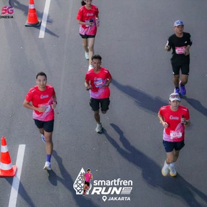 Race photo from SMARTFREN RUN 2026