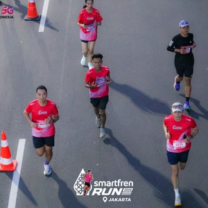 Race photo from SMARTFREN RUN 2026