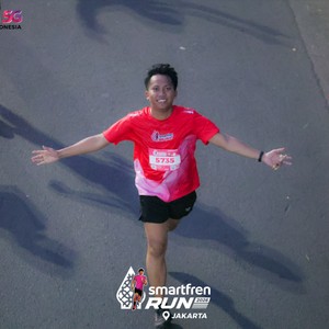 Race photo from SMARTFREN RUN 2026