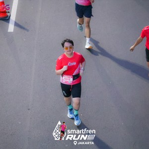 Race photo from SMARTFREN RUN 2026