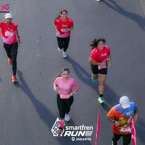 Race photo from SMARTFREN RUN 2026