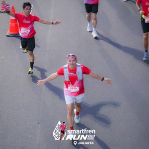 Race photo from SMARTFREN RUN 2026
