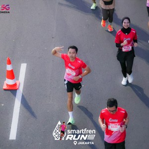 Race photo from SMARTFREN RUN 2026