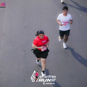 Race photo from SMARTFREN RUN 2026
