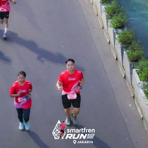 Race photo from SMARTFREN RUN 2026