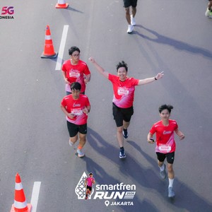 Race photo from SMARTFREN RUN 2026
