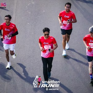 Race photo from SMARTFREN RUN 2026