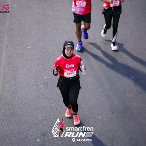 Race photo from SMARTFREN RUN 2026