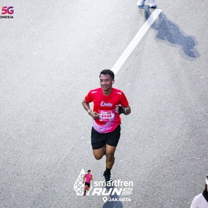 Race photo from SMARTFREN RUN 2026