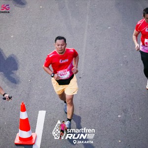 Race photo from SMARTFREN RUN 2026